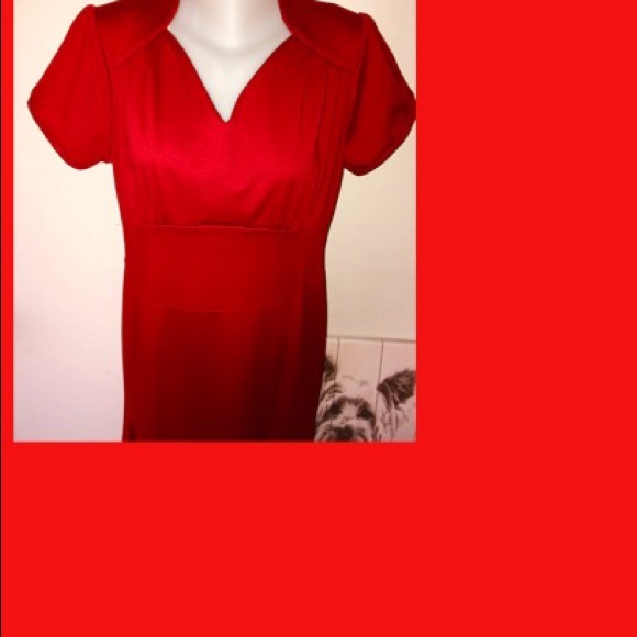 Women’s Red Dress - Picture 3 of 6